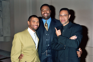 Chi McBride, center, with Reginald Hudlin (left) and Warrington Hudlin (Jeff Kravitz/FilmMagic, Inc./Getty Images)